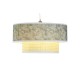 Ceiling Light DKD Home Decor Natural Black Polyester White Green 40 W 50 W (46 x 46 x 25 cm)