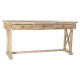 Console DKD Home Decor MB-172724 184,5 x 48 x 86 cm White Light brown Pinewood