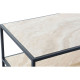 Side table DKD Home Decor Steel Silver MDF Wood (120 x 60 x 45 cm)