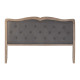 Headboard DKD Home Decor Dark grey Oak 180 x 10 x 120 cm