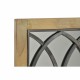 Wall mirror DKD Home Decor Brown Black Metal Birch Natural Window 60 x 3 x 95 cm