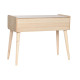 Consola Home ESPRIT Ratán Madera de Paulonia 80 x 35 x 63 cm