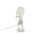 Desk lamp Home ESPRIT White Golden Resin Plastic 220 V 18 x 17 x 44 cm