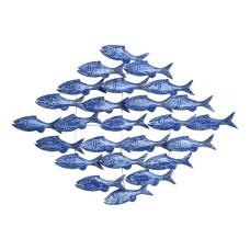 Wall Decoration Home ESPRIT Mediterranean Fish 89 x 10 x 65 cm