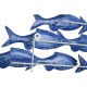 Wall Decoration Home ESPRIT Mediterranean Fish 89 x 10 x 65 cm