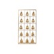 Wall Decoration Home ESPRIT Golden Hoods 50 x 10 x 97 cm