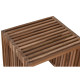Set of 3 tables Home ESPRIT Natural Teak 40 x 40 x 40 cm