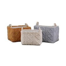 Basket set DKD Home Decor Polyester (42 x 32 x 27 cm)