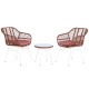 Table set with 2 chairs DKD Home Decor 56 x 57,5 x 82 cm