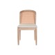 Silla de Comedor DKD Home Decor 46 x 61 x 86 cm 46 x 55 x 83 cm Beige