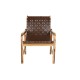 Armchair DKD Home Decor Brown Teak 66 x 73 x 96 cm