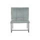 Armchair Home ESPRIT Black Green Metal 66 x 71 x 77 cm
