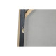 Painting Home ESPRIT White Golden Abstract Modern 131 x 4 x 131 cm