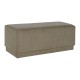 Bench DKD Home Decor Brown Polyester MDF Wood 100 x 40 x 40 cm