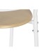 Table set with 4 chairs DKD Home Decor White Natural Metal MDF Wood 121 x 55 x 78 cm