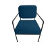 Armchair DKD Home Decor Blue Metal 62 x 76 x 76 cm 55,5 x 72 x 71 cm