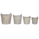 Log Stand Home ESPRIT wicker Rope 55 x 58 x 57 cm