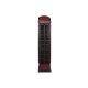 Botellero DKD Home Decor Telephone Negro Rojo Gris oscuro Metal 40 x 38 x 175 cm