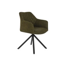 Silla DKD Home Decor Negro Verde 55 x 58 x 83 cm