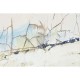 Painting Home ESPRIT Abstract Modern 120 x 3,8 x 150 cm (2 Units)