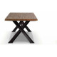 Mesa de Comedor DKD Home Decor Metal Hierro Madera Reciclada 200 x 100 x 78 cm