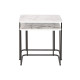Juego de 2 mesas DKD Home Decor Blanco Negro 51 x 43 x 49 cm