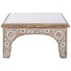 Centre Table DKD Home Decor 81 x 81 x 45 cm Crystal Aluminium Mango wood