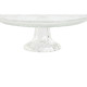 Snack tray Home ESPRIT Transparent Crystal 23 x 23 x 8 cm