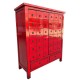 Chest of drawers DKD Home Decor Red Elm wood Oriental Lacquered 102 x 42 x 120 cm