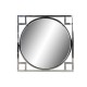 Wall mirror DKD Home Decor Silver Crystal Steel (70 x 2 x 70 cm)