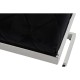 Bench DKD Home Decor   Black Polyester Steel (140 x 40 x 40 cm)