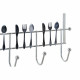 Perchero para Puertas DKD Home Decor Plateado Metal Plástico 34 x 17 x 9 cm