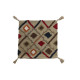 Funda de cojín DKD Home Decor Multicolor Flecos 50 x 1 x 50 cm