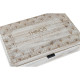 Caja Decorativa DKD Home Decor Natural Madera MDF 28 x 18 x 6,5 cm (2 Unidades)