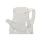 Aceitera DKD Home Decor 17 x 10 x 15,5 cm Plateado Acero Inoxidable 550 ml Vidrio de Borosilicato