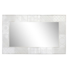 Espejo de pared DKD Home Decor Blanco Moderno Rombos 154 x 4 x 94 cm