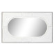 Espejo de pared DKD Home Decor Blanco Moderno Rombos 154 x 4 x 94 cm