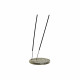 Holder DKD Home Decor Ø 10 cm Wood Aluminium Buddha Arab