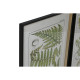 Cuadro Home ESPRIT Moderno Helecho 50 x 2,5 x 65 cm (6 Unidades)