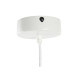 Lámpara de Techo DKD Home Decor Metal Blanco Marrón claro Ratán 50 W (30 x 30 x 38 cm)