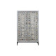 Armario DKD Home Decor Gris Blanco Madera de mango (90 x 38 x 150 cm)