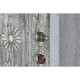 Armario DKD Home Decor Gris Blanco Madera de mango (90 x 38 x 150 cm)