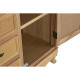 Alacena DKD Home Decor Natural 124,5 x 39 x 201,8 cm Abeto Aluminio Madera MDF