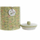Bote DKD Home Decor Flores 15,5 x 15,5 x 21 cm (2 Unidades)