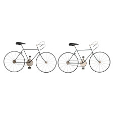 Decorative Figure DKD Home Decor 78 x 2,5 x 45 cm Bicycle Vintage (2 Units)