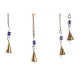 Figura Decorativa DKD Home Decor Dorado Plumas 25 x 1 x 77 cm