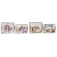Set of trays DKD Home Decor Multicolour 40 x 30 x 6 cm MDF Wood (2 Units)