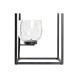 Candleholder DKD Home Decor Crystal Black Transparent 18 x 18 x 76 cm Iron