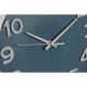 Reloj de Pared Home ESPRIT Azul Blanco Rosa Mostaza PVC 30 x 4 x 30 cm (3 Unidades)