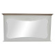 Espejo de pared DKD Home Decor Blanco Natural 105 x 64 x 4,5 cm